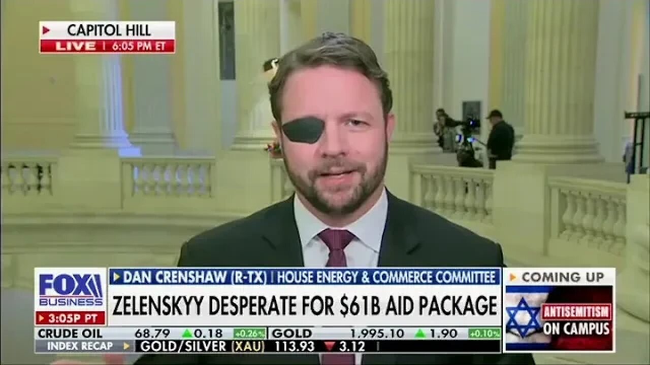 Dan Crenshaw Discusses Border Funding and Harvard President on Fox Business, The Bottom Line