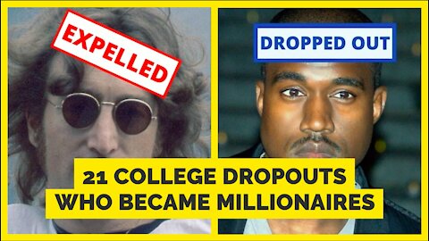 21 College Dropouts Who Became Millionaires