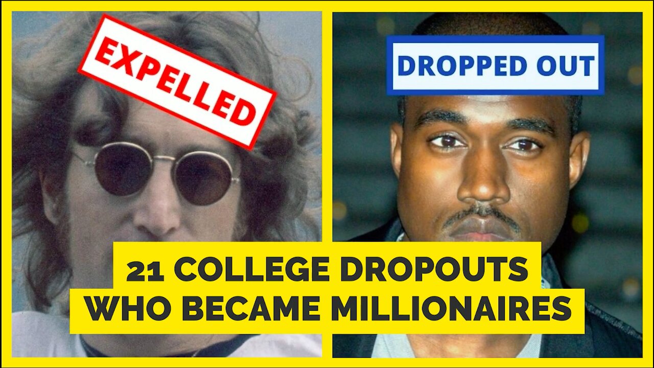 21 College Dropouts Who Became Millionaires