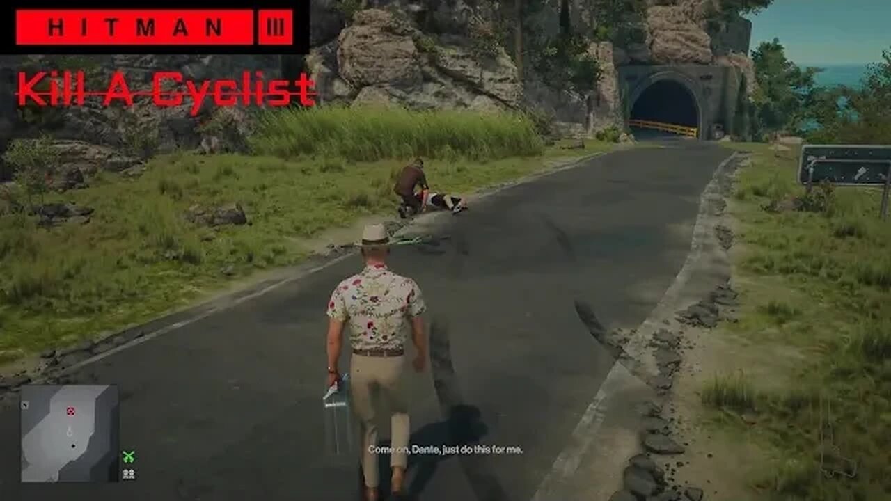 Hitman 3 Side Jobs: Kill A Cyclist