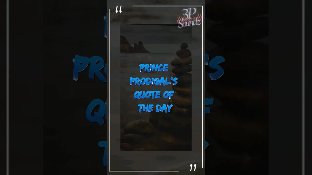 Proddy's QotD 8/21/23 #god1st #3p #qotd #ytshorts #quotes #patience