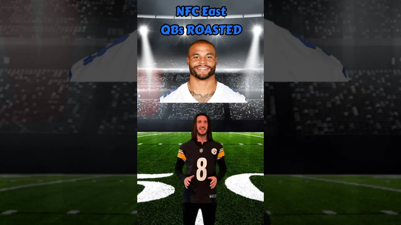 Nfc east qbs ROASTED #nfl #shortsfeed #nflfootball #funnyshorts #shorts #cowboys #eagles #giants