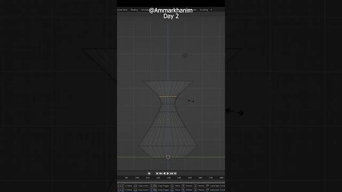 30 days Blender Challenge | Vase | Day 2 | #AmmarKhanim #blender #blendertutorialforbeginners