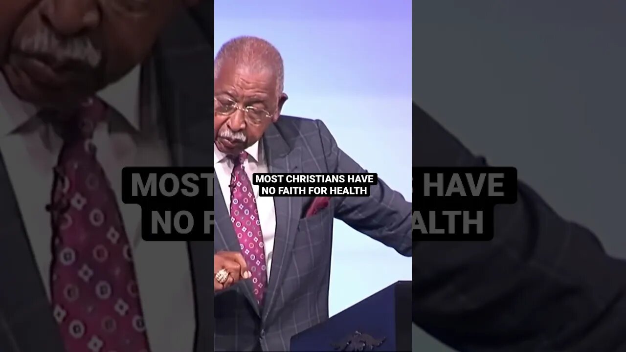 Most Christians have no faith for health