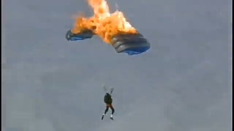 Parachuter Has Skydiving Malfunction And Lands In Cornfield!