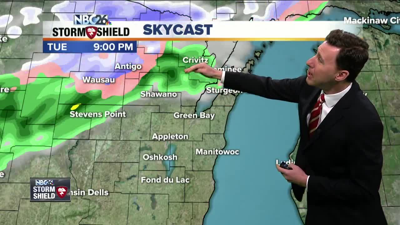 Michael Fish's NBC26 Storm Shield weather forecast