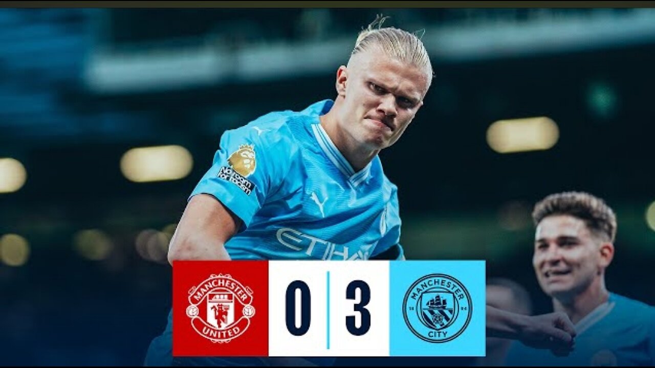 Highlight Manchester United 0 - 3 Manchester City