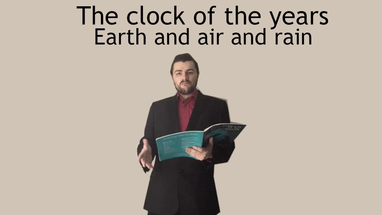 The clock of the years - Earth and air and rain - Finzi