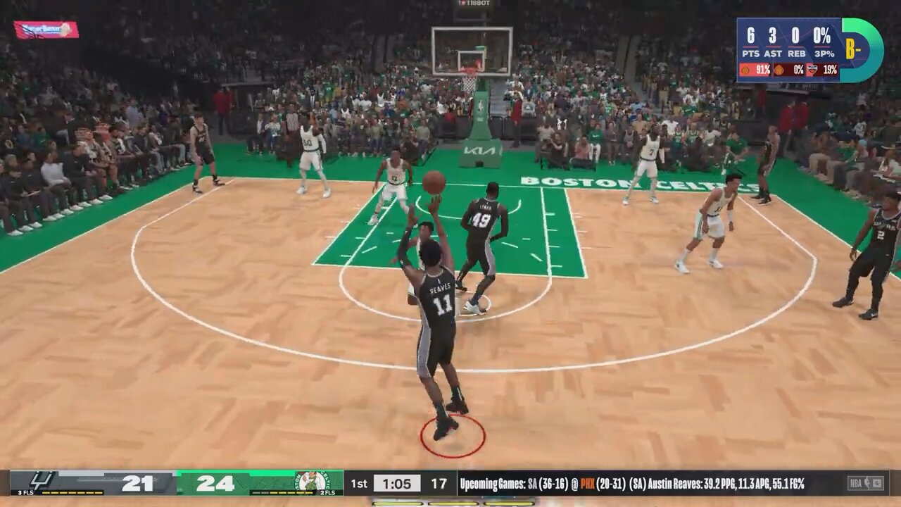 NBA 2K24 MyCareer - Spurs vs Celtics