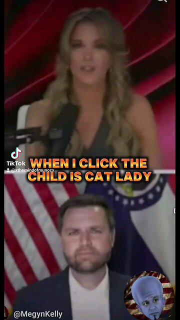 Listen to this weirdo talk about cat ladies! #elections2024🇺🇸
