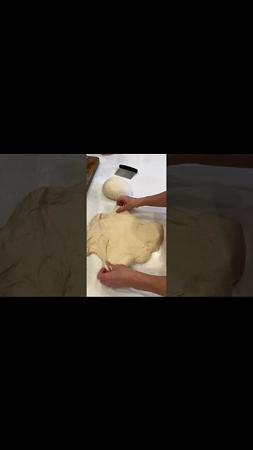 Shaping sourdough for the week’s bread baking #sourdoughstarter #sourdough #sourdoughbaking #bread