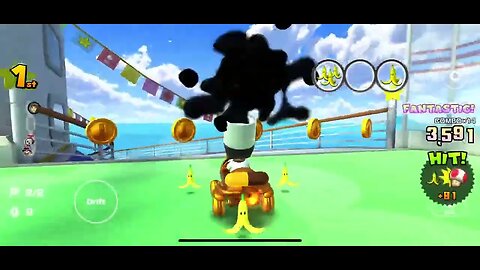 Mario Kart Tour - GCN Daisy Cruiser Gameplay (Sunshine Tour New Course)