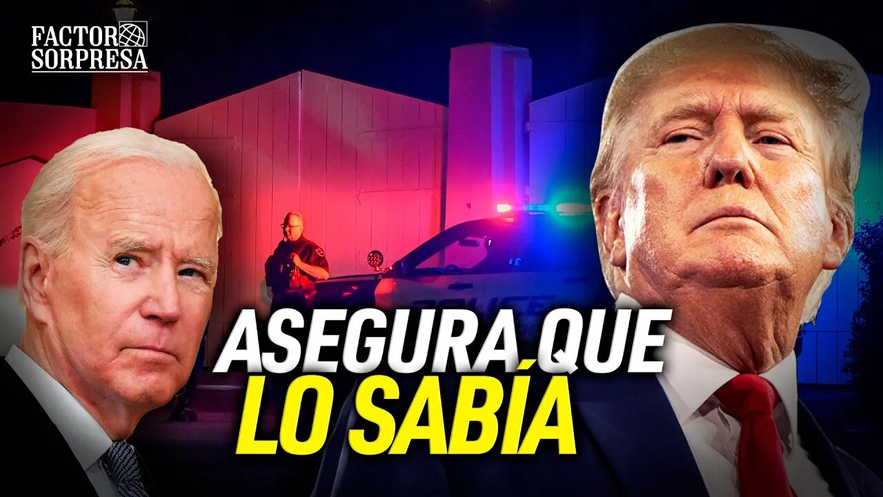 Trump asegura que la Casa Blanca sabía todo sobre la redada mientras Biden lo niega