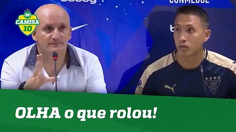 LDU foi dar entrevista em São Januário e... OLHA o que rolou!