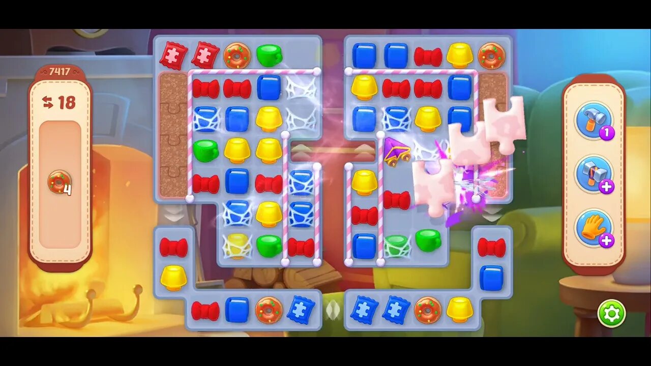 Playrix Homescapes Gameplay Walkthrough Level 7417