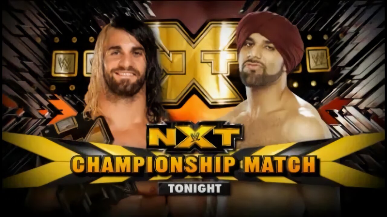 Seth Rollins vs Jinder Mahal - NXT Championship (Full Match)