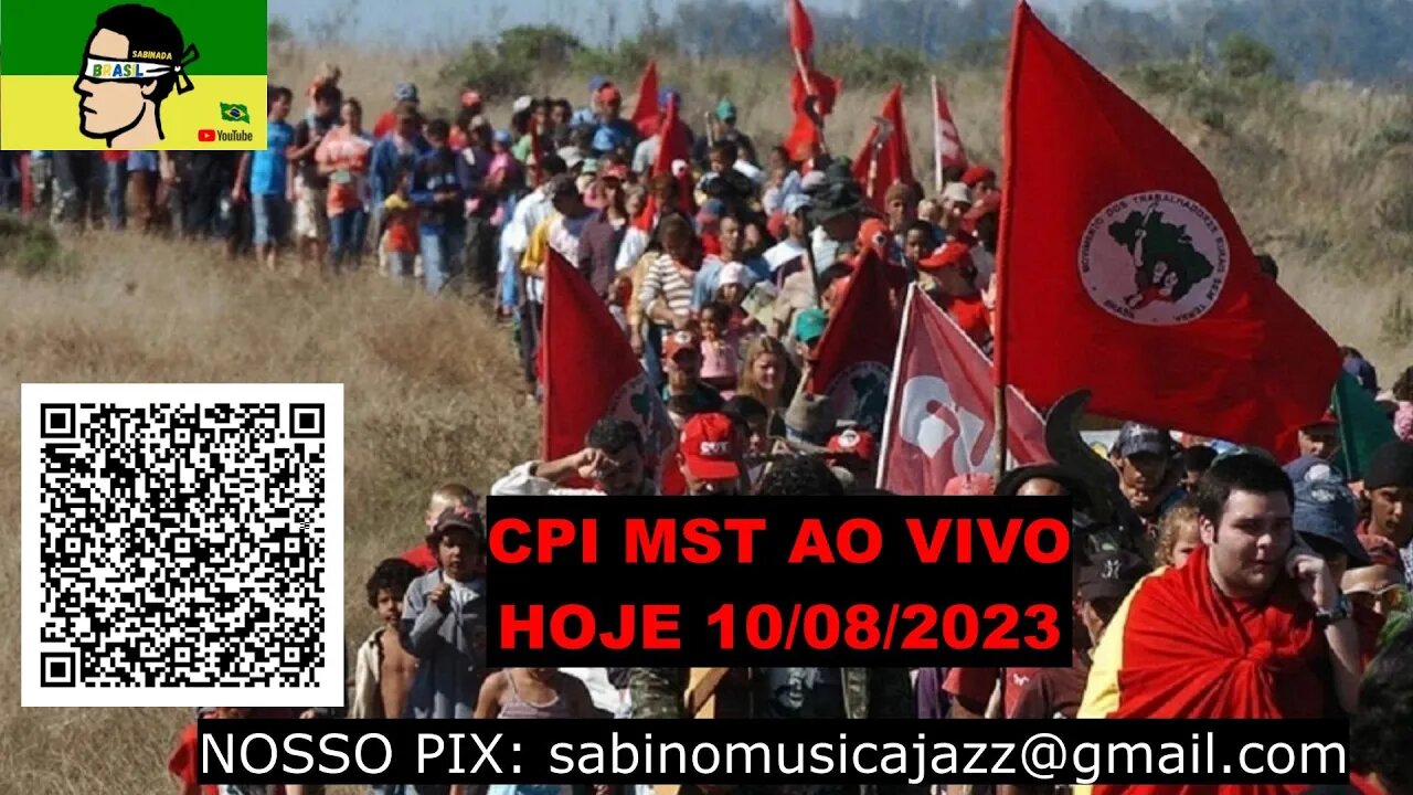 AO VIVO - CPI do MST - Ministro de Lula, #aovivo 10/08/2023