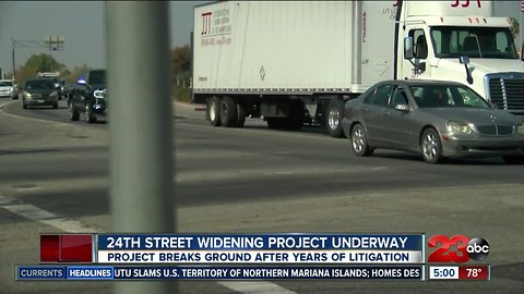 24th Street widening project breaks ground after years of litigation