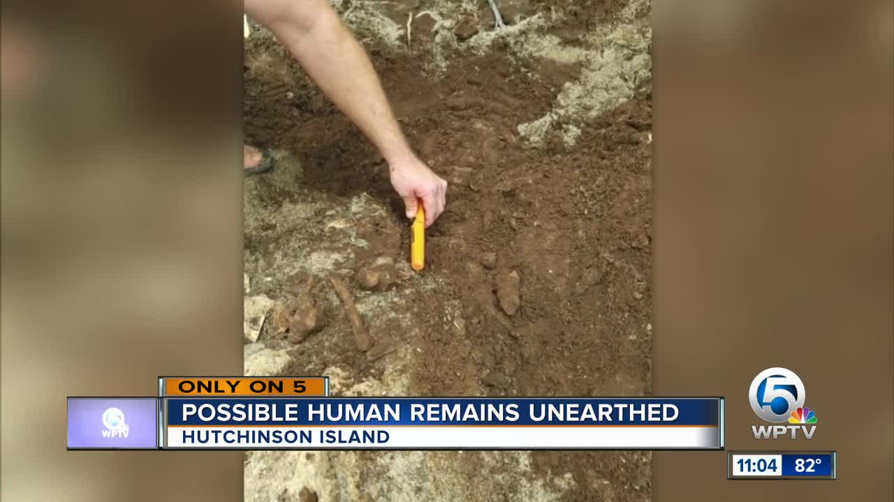 Possible Indian remains found on Hutchinson Island following Hurricane Dorian