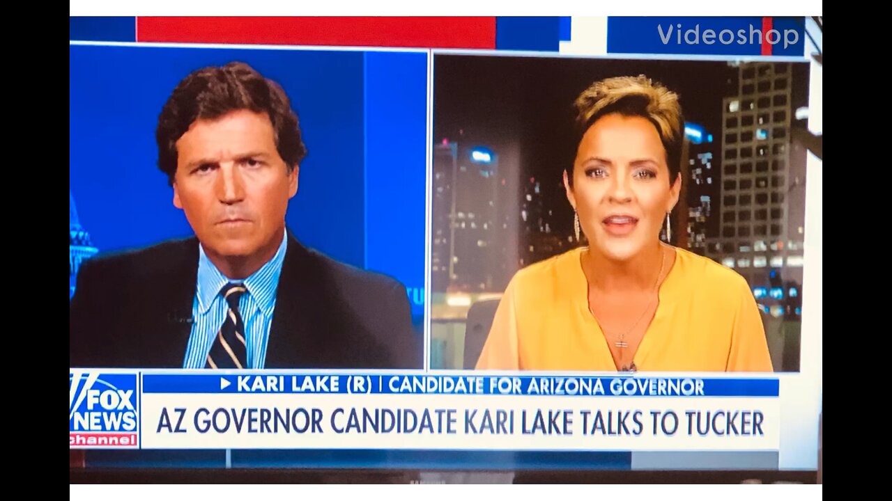 Kari Lake Nails It On Tucker Carlson’s Show !