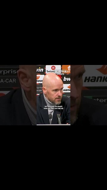 'I had to make the subs. I had no other choice!' | Erik ten Hag