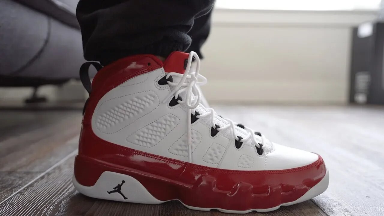 WORTH 190 GYM RED AIR JORDAN 9 ON FEET WATCH BEFORE YOU BUY
