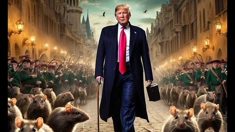 Trump is the PIED PIPER who leads the children (of GOD) away.