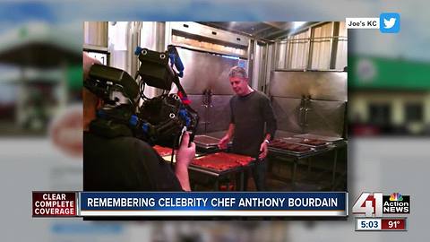 Kansas City native and food writer remembers time with Bourdain in KC