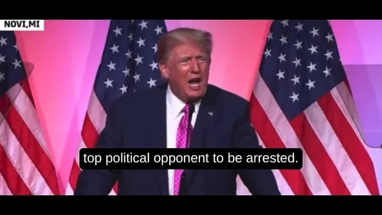 Biden Ordered The Arrest of His Top Political Opponent Says Trump