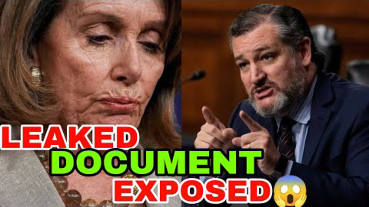 BOOM! Sen Ted Cruz REVEALS Shocking Documents EXPOSING Nancy Pelosi And Hunter Biden Secret Deals