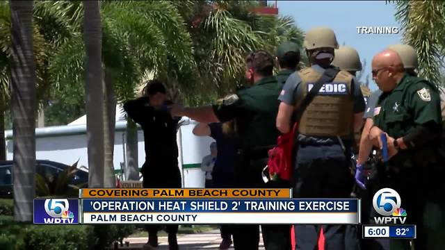 Law enforcement participates in county-wide emergency training