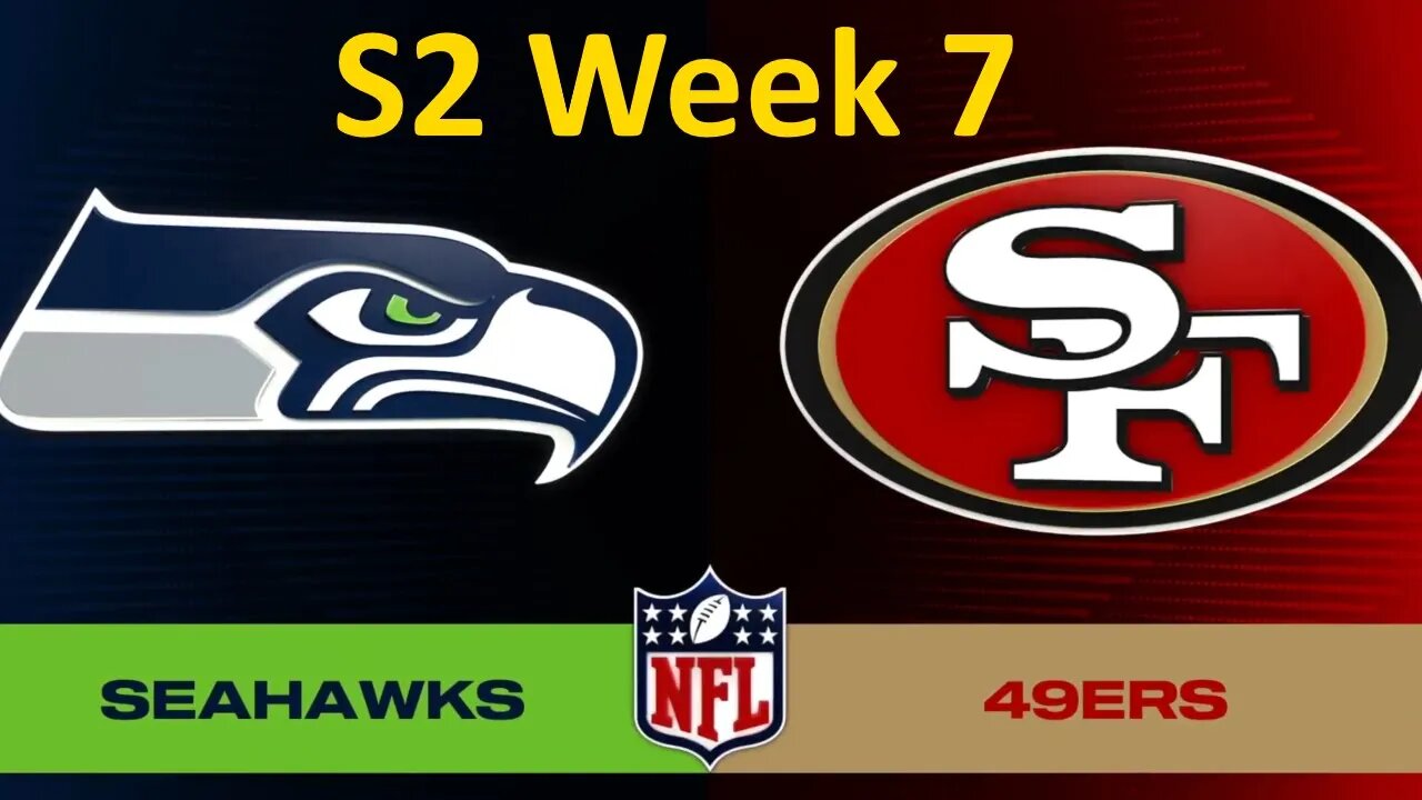 Madden 23 Seahawks Vs 49ers All Pro Team Normal Speed S2 W7