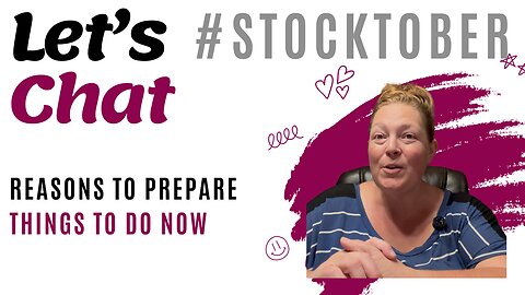 #Stocktober with @SuttonsDaze Let's prepare our pantries!