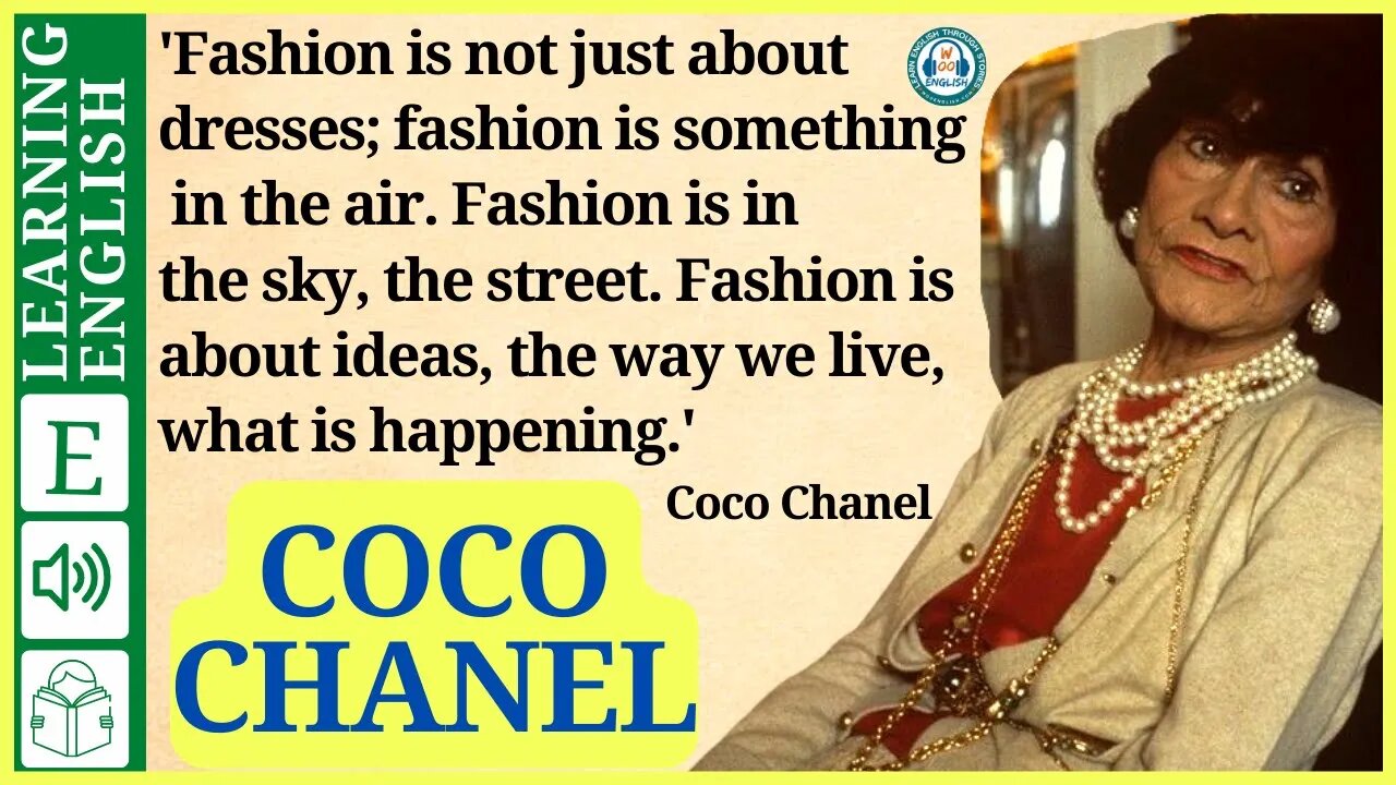 learn English through story level 2 🍁Coco Chanel | WooEnglish