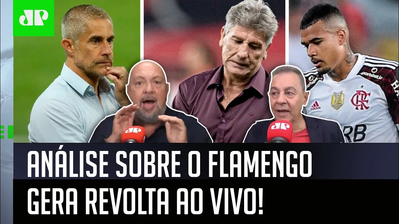 "ISSO foi uma das MAIORES ATROCIDADES que JÁ OUVI!" Nilson SE REVOLTA com Flavio sobre o Flamengo!