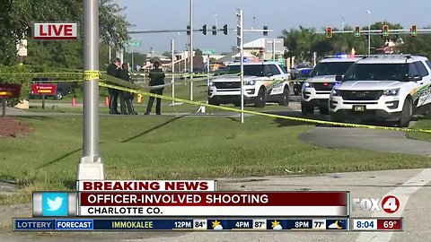 One dead in officer-involved shooting in Port Charlotte McDonald's parking lot - 8am live report