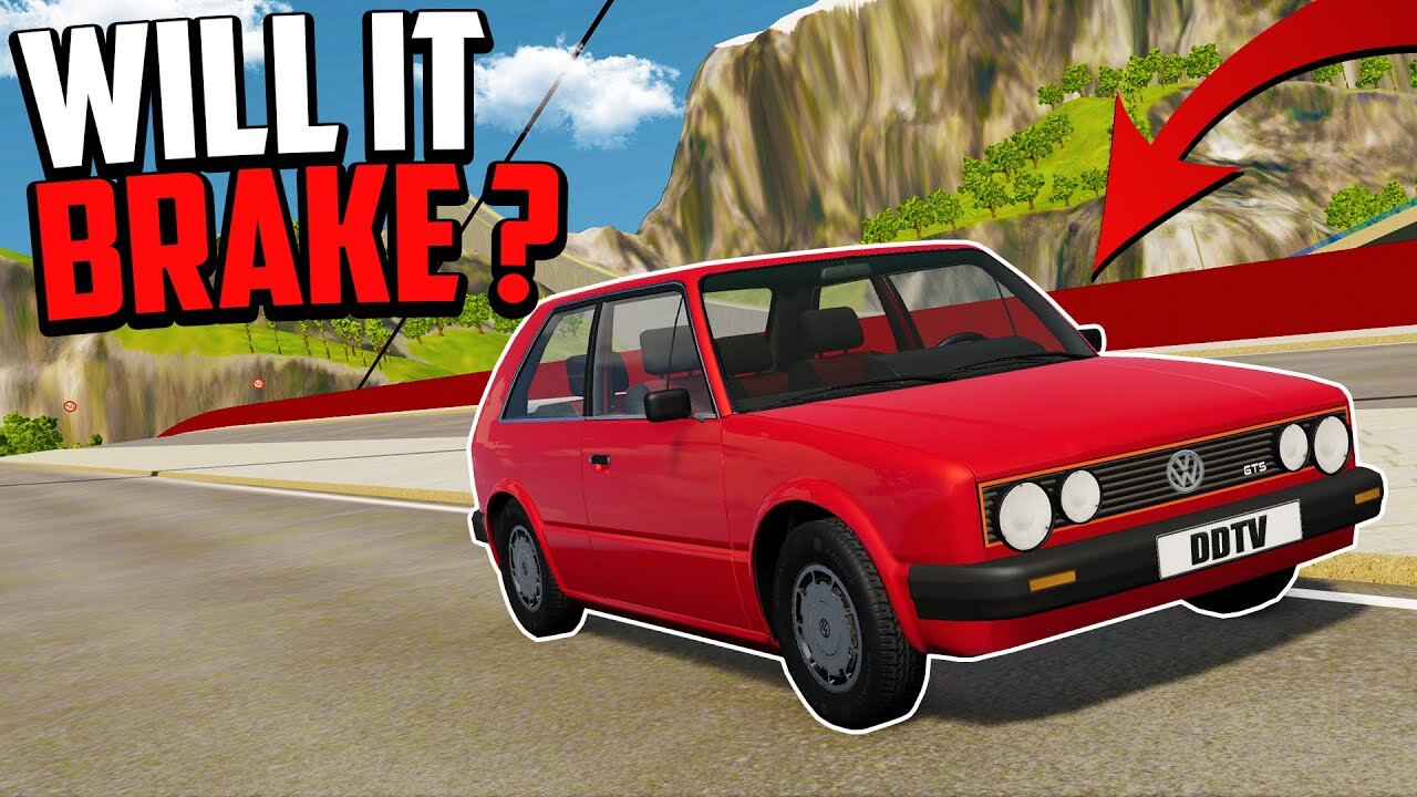 CRASHING This Old Car - BeamNG Drive