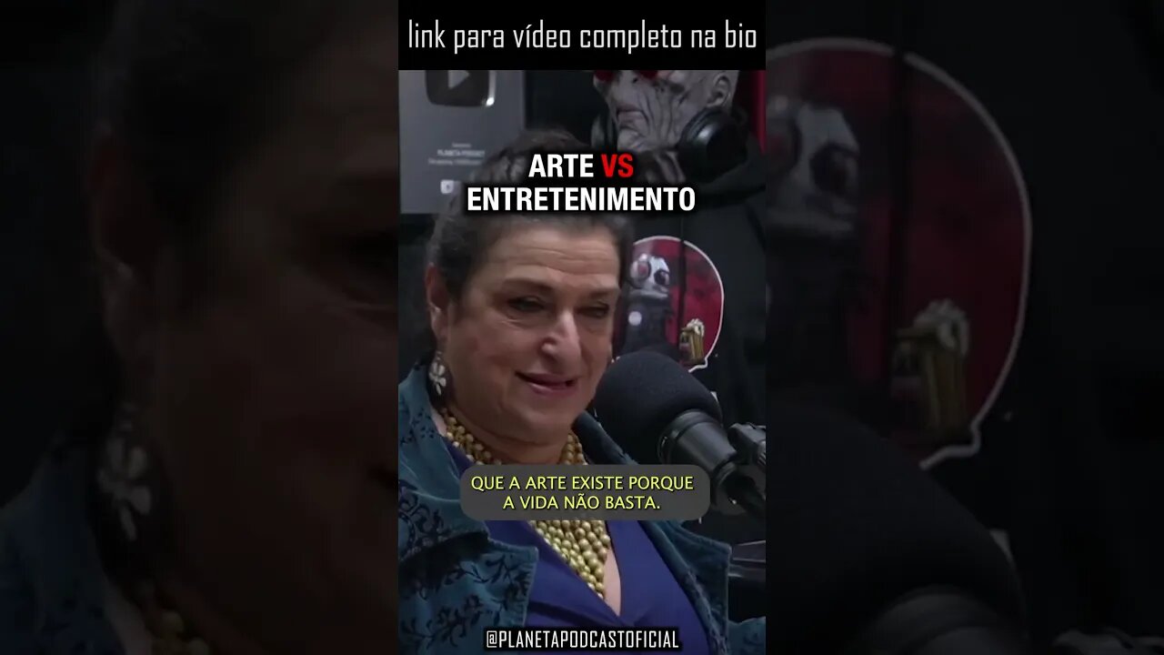 “A ARTE É UMA NECESSIDADE” com Grace Gianoukas | Planeta Podcast #shorts