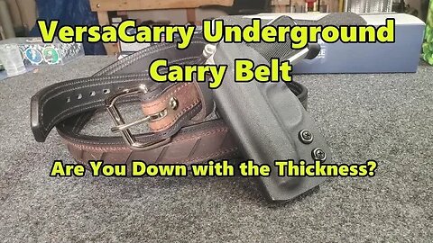 Versacarry Underground Carry Belt