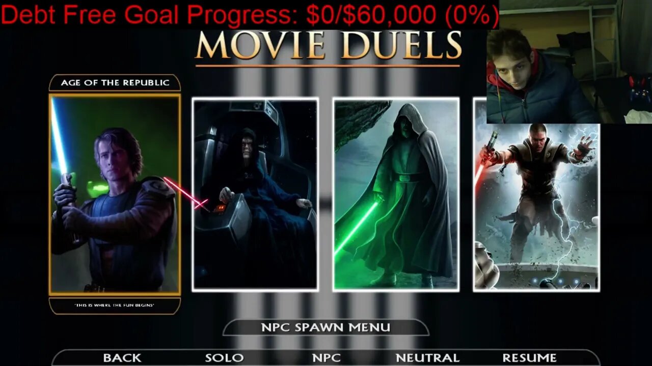 Darth Revan VS Anakin Skywalker In A Battle With Commentary In Star Wars Jedi Knight Jedi Academy