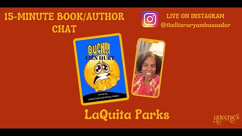 The 15 Minute Book/Author Chat with LaQuita Parks