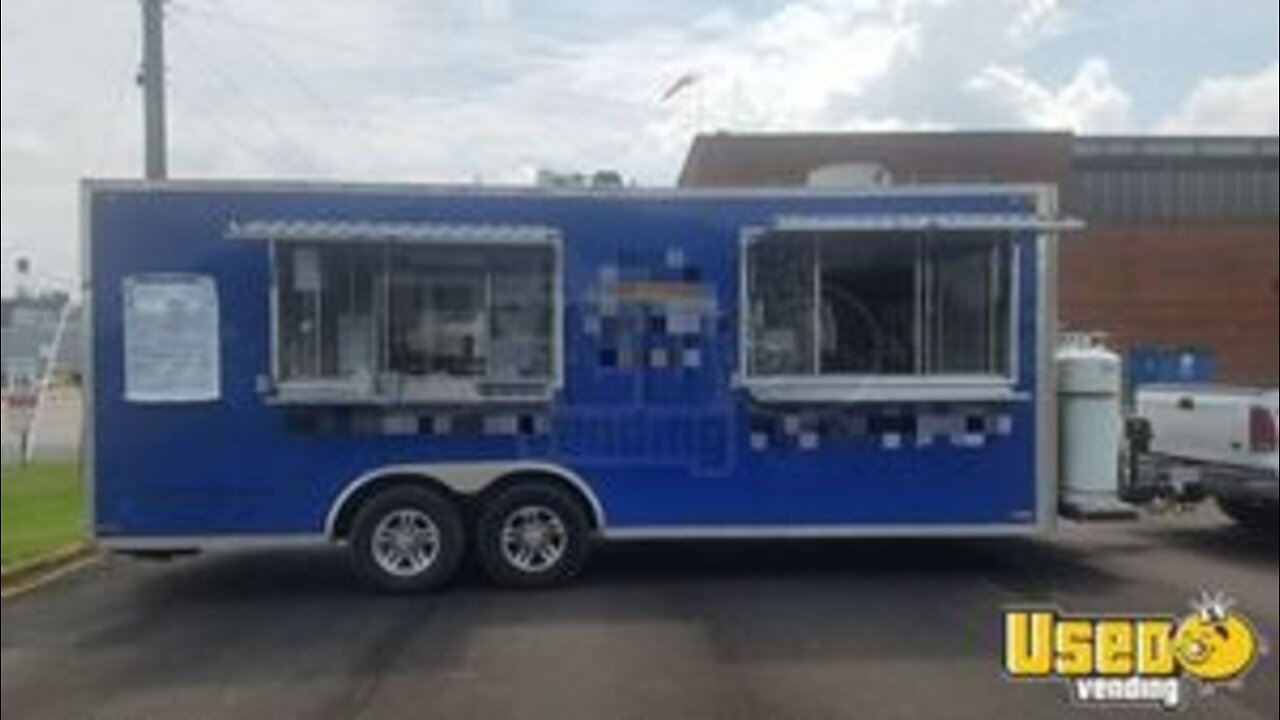 2013 - 8.6' x 22' Mobile Food Concession Trailer with Pro-Fire for Sale in Alabama