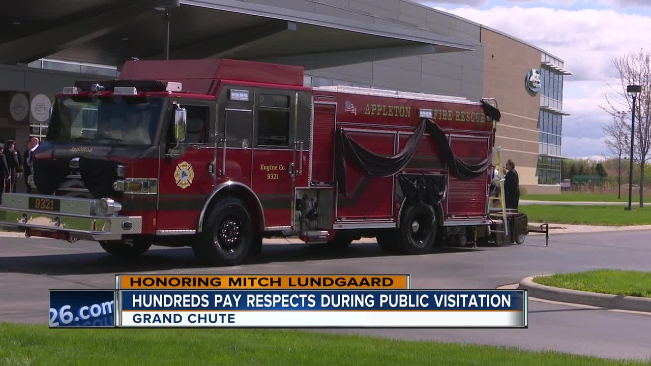 Community pays respect to fallen firefighter