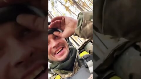 Ukrainians targeted by Russian Artillery-very close GoPro Video