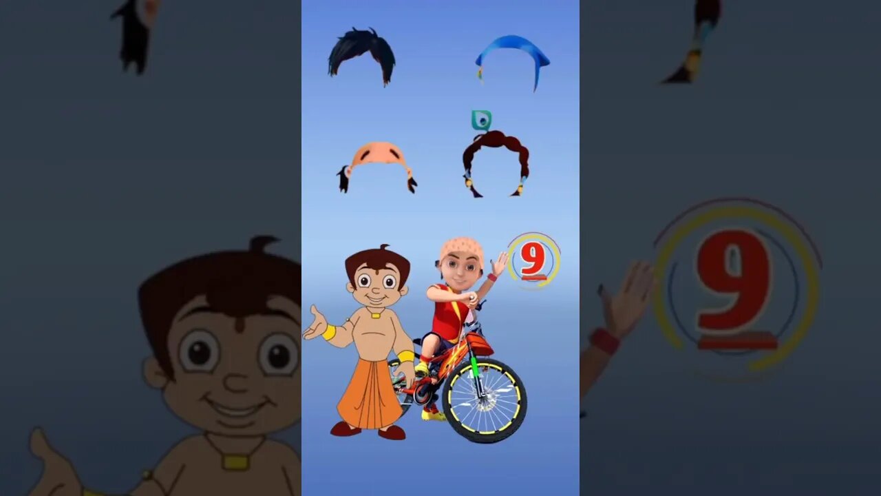 Match The Right Head | Shiva | Chota Bheem | #shorts #ytshorts #bhoot #cartoon #trending #shiva