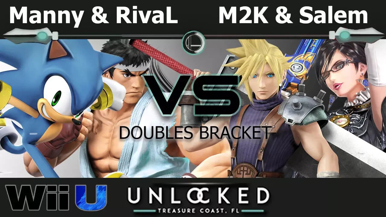 Manny & RivaL vs. Mew2King & Salem - Wii U Doubles - Unlocked
