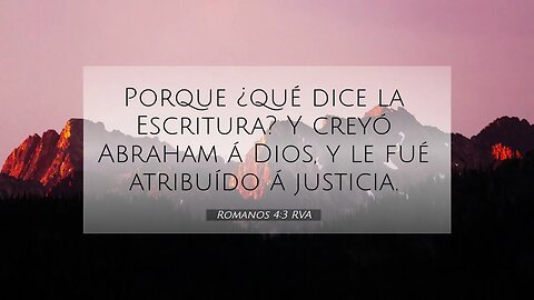 El único medio de salvación siempre ha sido la fe. Romanos 4:1-8 #devocionaldiario #devocional