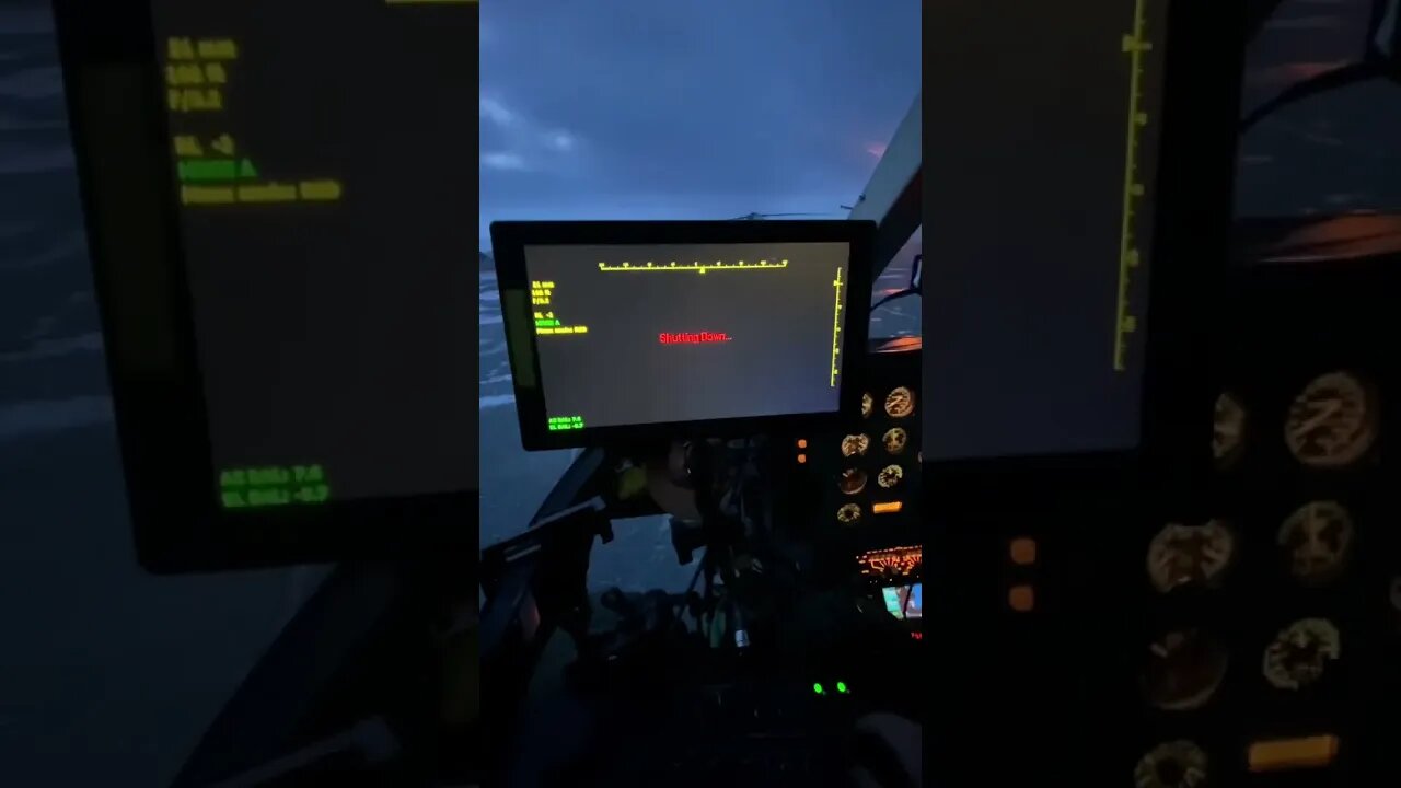 That’s how we shut down the helicopter. The process takes about two minutes. #Chopper #Camera ￼