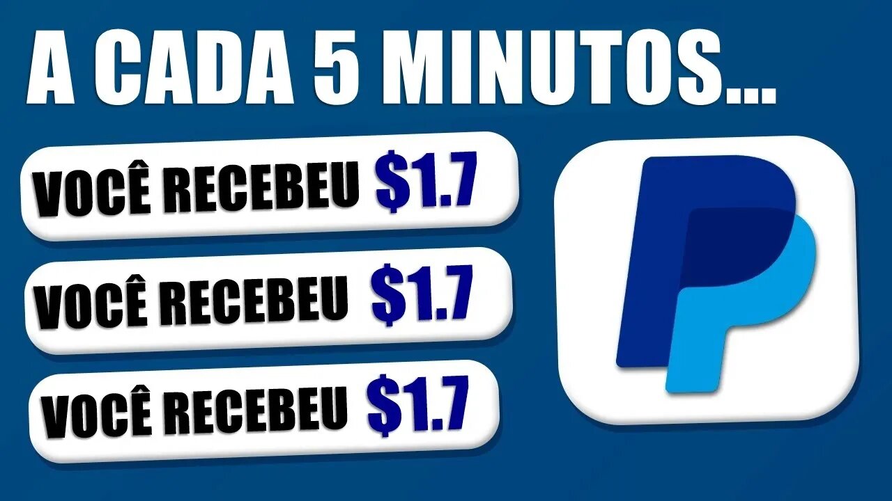 Site Paga $1,78 a Cada 5 Minutos Por Tarefa Home Office - Como Ganhar Dinheiro no PayPal