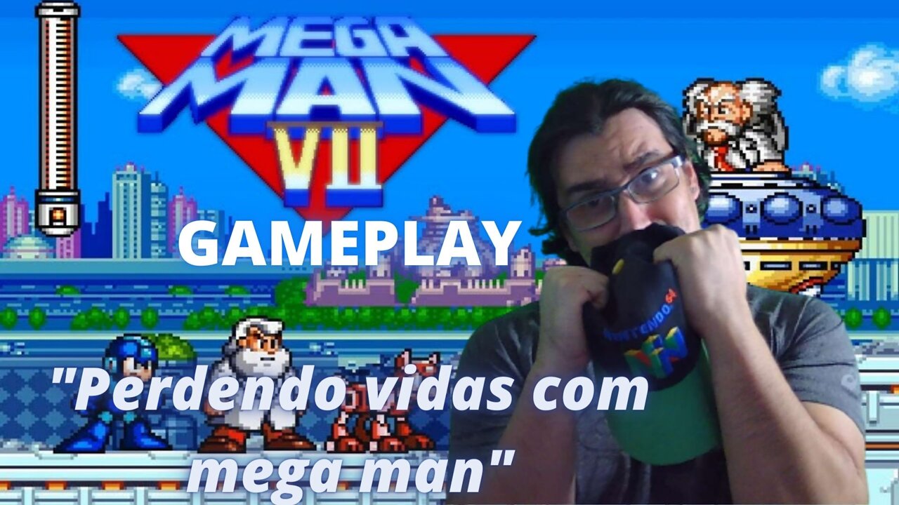 MEGAMAN 7: início de gameplay / esse game é para quem tem paciência para enfrentar esse desafio